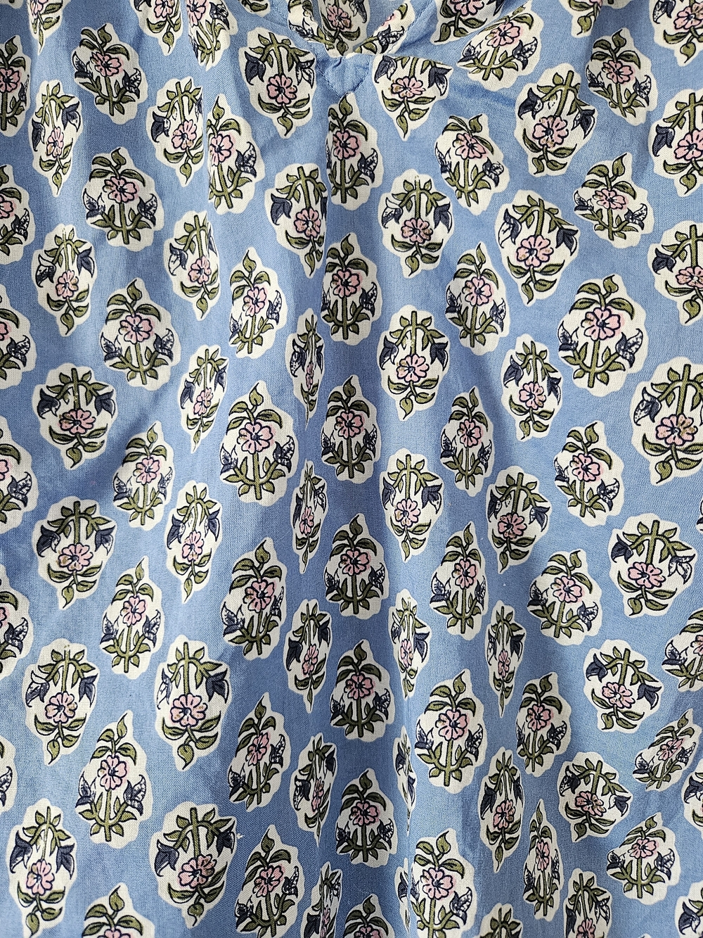 J. Crew Light Blue Floral Peasant Blouse - Picture 3 of 7